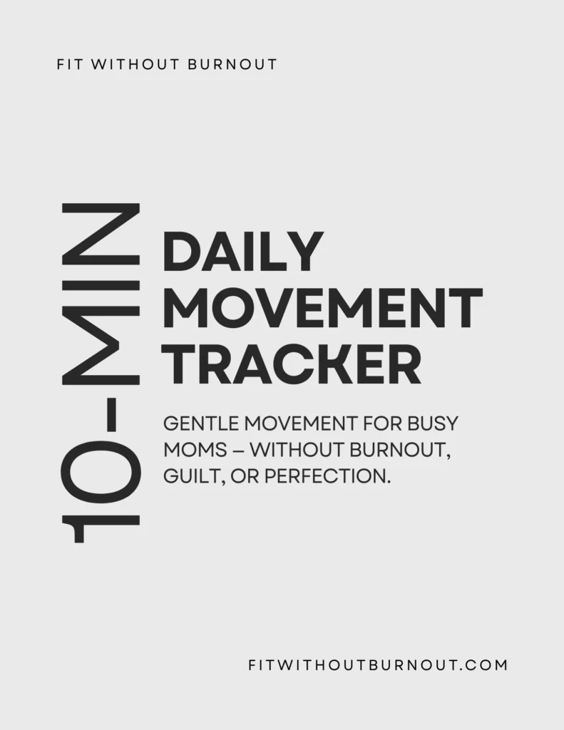 10 minute daily movement tracker